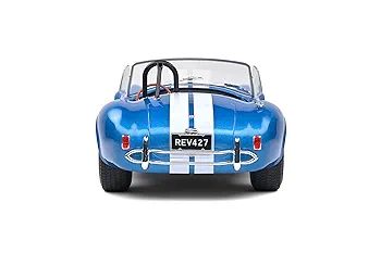 ｊ　 AC COBRA 427 MK.2メタリックブルー 1/18 Amazon.co.jp: ,ソリド 1/18 AC コブラ 427 MkII メタリック
